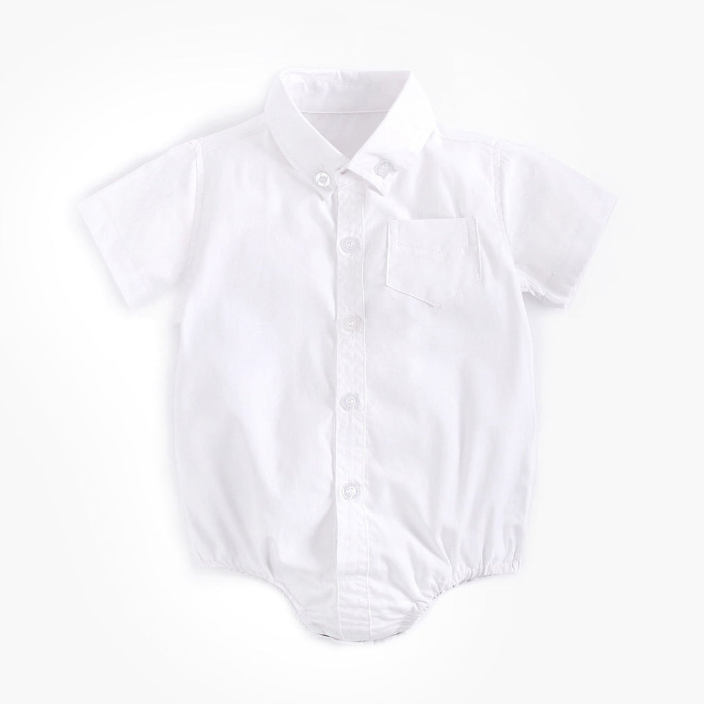 Baby Clothes Boys Baby Shirt Newborn Cotton Short Sleeves