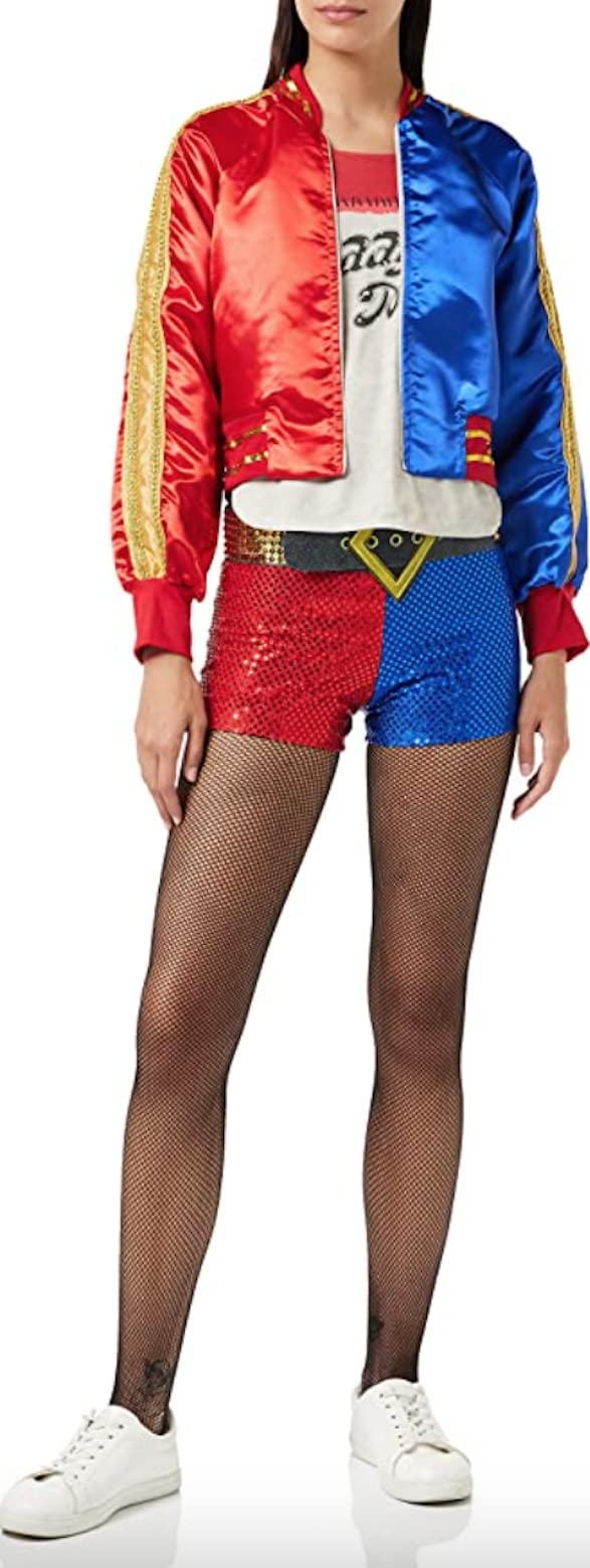 Women's Harley Quinn Costume - Deluxe Suicide Squad Outfit with Accessories