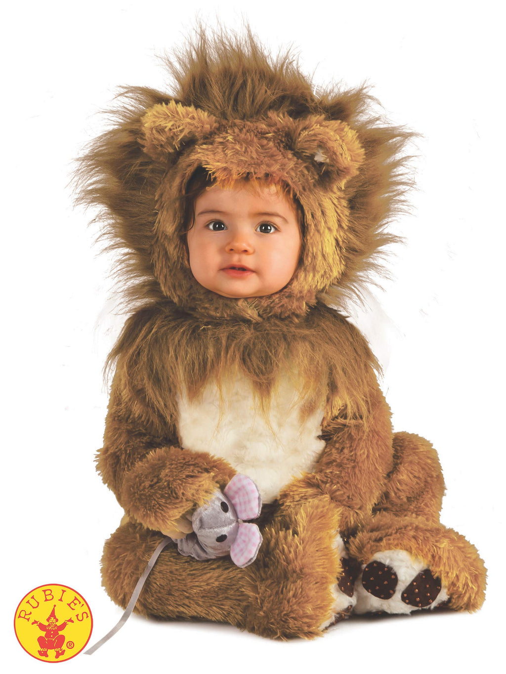 Baby Lion Cub Costume Romper - Infant Noah's Ark Animal Outfit with Hood