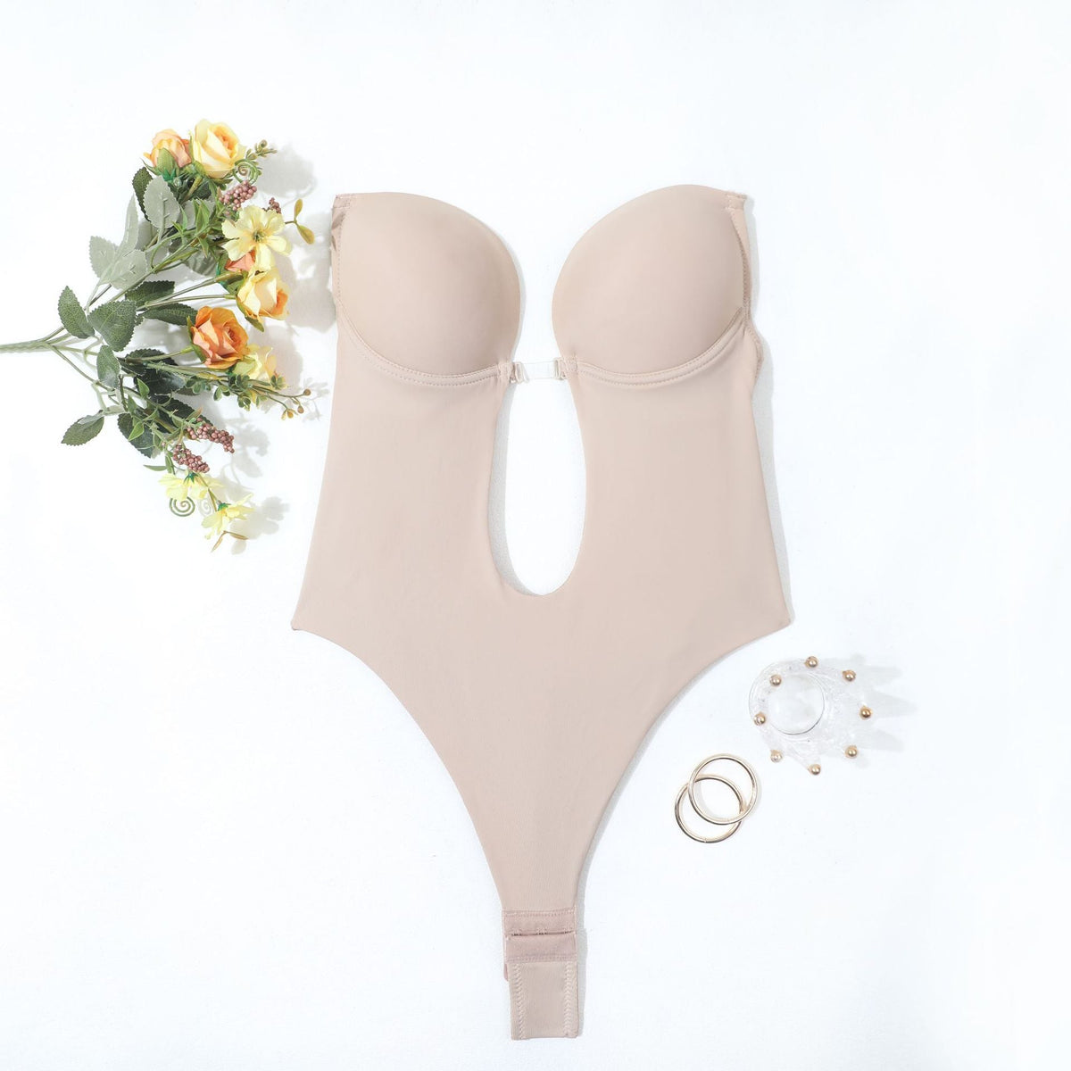 Women's Seamless Backless Shapewear Bodysuit