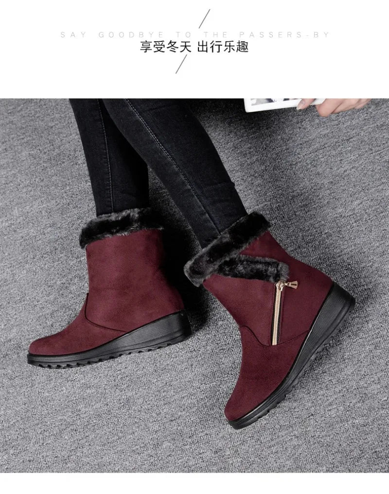 Women's Winter Fashion Boots – Stylish Ankle Snow Boots