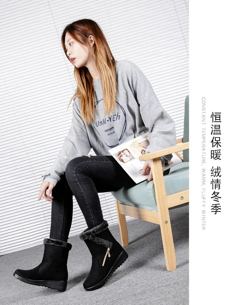 Women's Winter Fashion Boots – Stylish Ankle Snow Boots