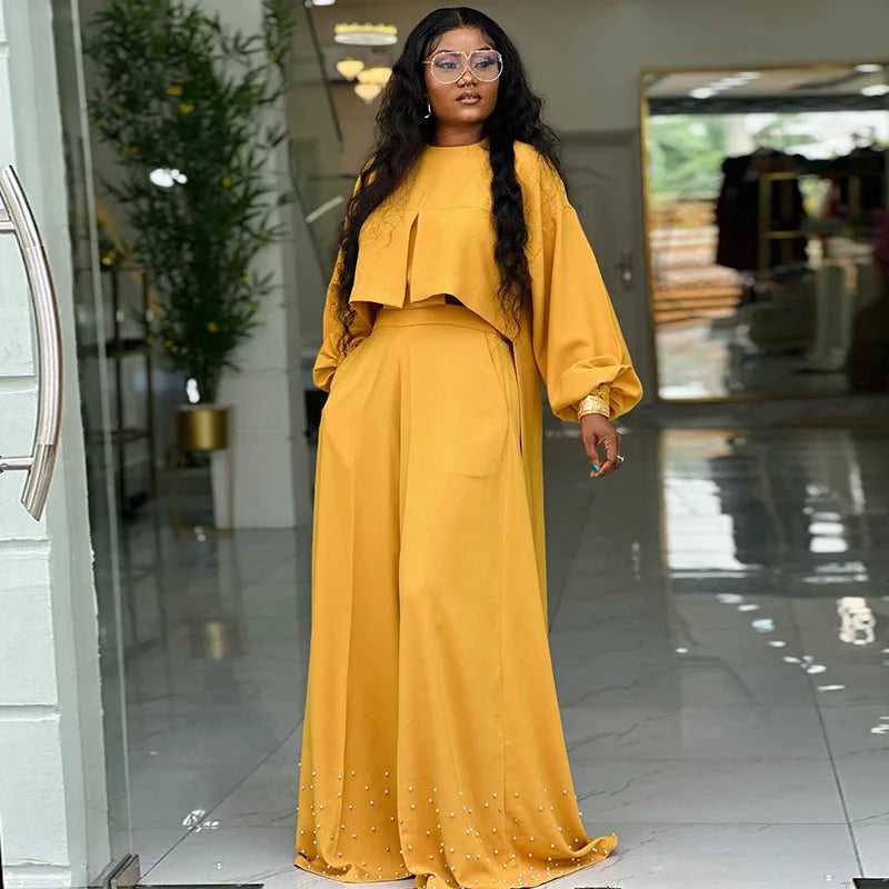 2 Piece Women Sets 2025 New Arrival Spring Summer Matching Sets Solid Color Two Pieces Sets Top And Pants Suits Outfits Clothing