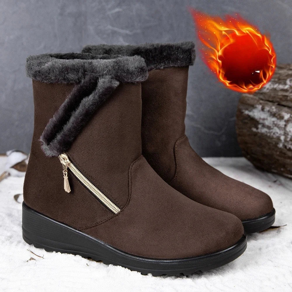 Women's Winter Fashion Boots – Stylish Ankle Snow Boots