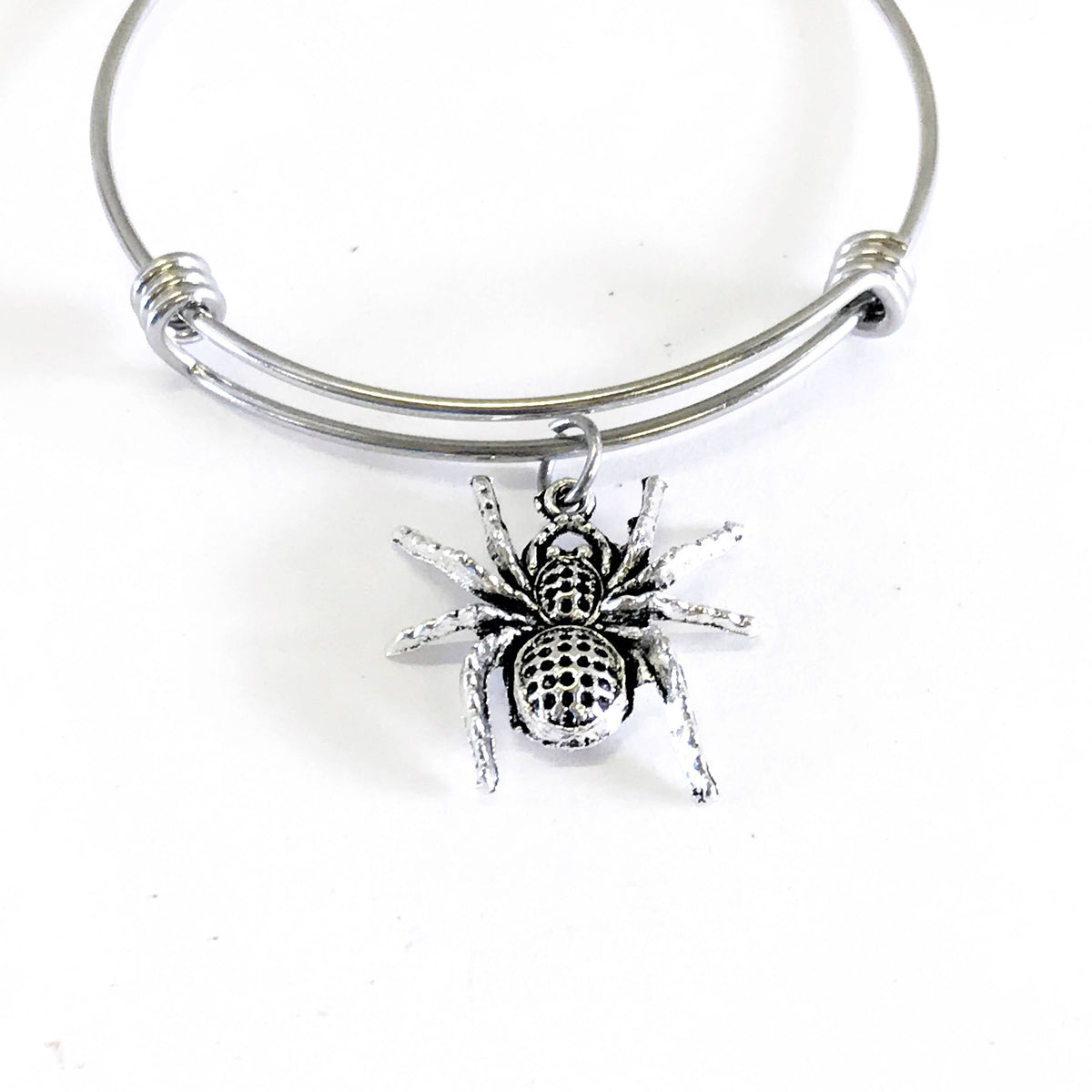 Spider Jewelry, Spider Stacking Bangle, Spider Bracelet, Halloween Jewelry, Spider Gifts, Halloween Party Gifts, Halloween Gifts For Her